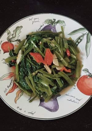 Foto resep Tumis Kangkung simple