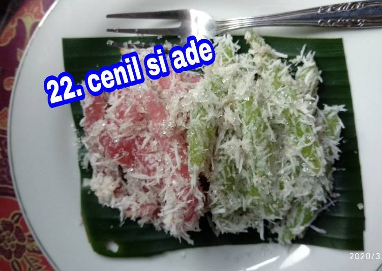 resep cara membuat 22. Cenil si ade