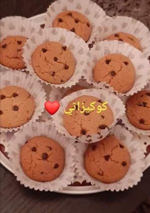 صورة لوصفة كوكيز روعة 😋😋😋