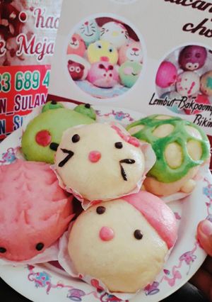 Foto resep Bakpao karakter (lagi)