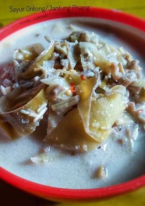 Foto resep Sayur Ontong/Jantung Pisang masak simpel