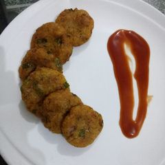 Leftover rice cutlets A picture of Leftover rice cutlets.