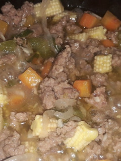 Una foto de Carne molida con chilotes🌾
