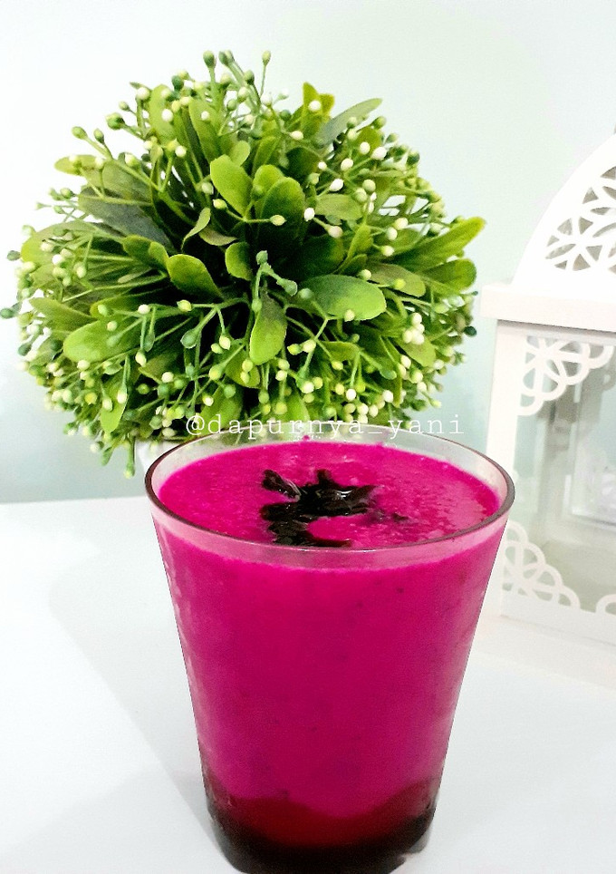 Foto resep Minuman : Kreasi Jus Buah Naga