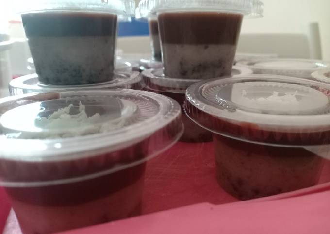 Puding oreo milo cup