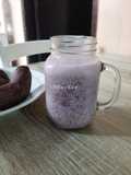 Overnight Oatmeal With Purple Sweet Potato