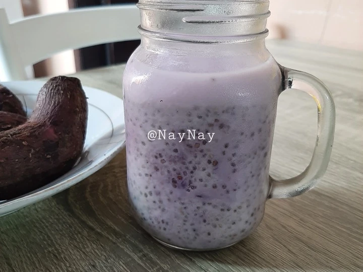Cara Gampang Membuat Resep Overnight Oatmeal With Purple Sweet Potato yang Bisa Manjain Lidah Anti Ribet, Uenak Banget