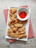 One bite crispy chicken oat