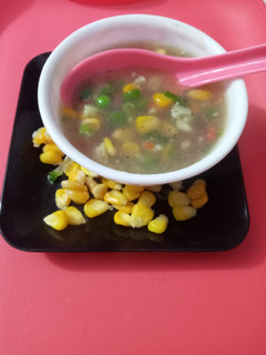 A picture of Sweet corn soup.