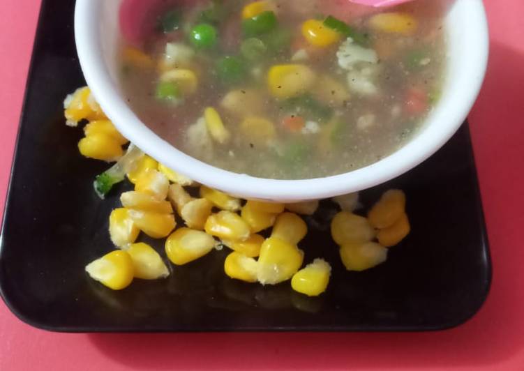 Sweet corn soup