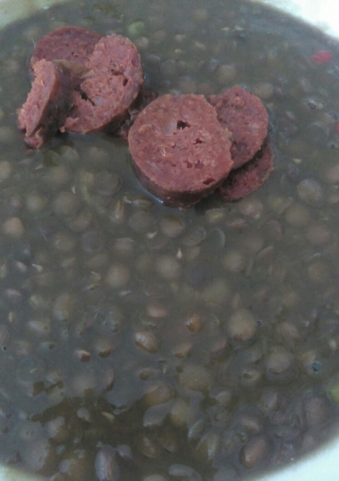 Una foto de Lentejas con chorizo y verduras