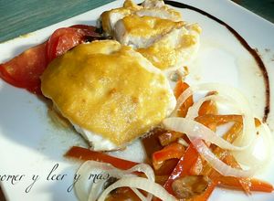 Foto principal de Bacalao al horno con costra de alioli