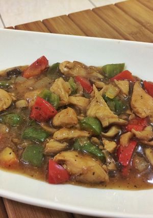 Foto resep Ayam Lada Hitam