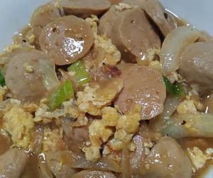 Resep Populer 82 Bakso Telur Orak Arik Bumbu Kecap  ala Mamah Afa Yummy Mantul