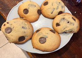 Galletitas estilo crumble cookies