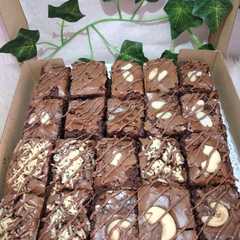 รูปของ Brownies shiny crust nutella skat