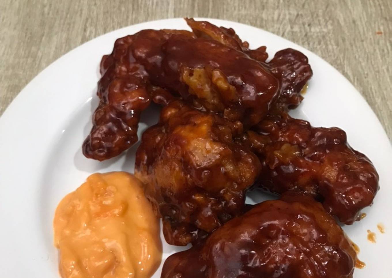 Spicy Chicken Wings Ala Richeese Dan Saos Keju