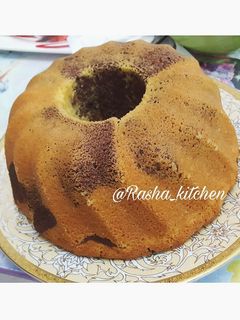 صورة لوصفة ماربل كيك رشا غير شكل