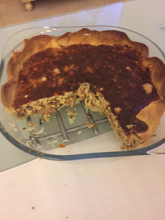 Una foto de Quiche champiñones y Bacon