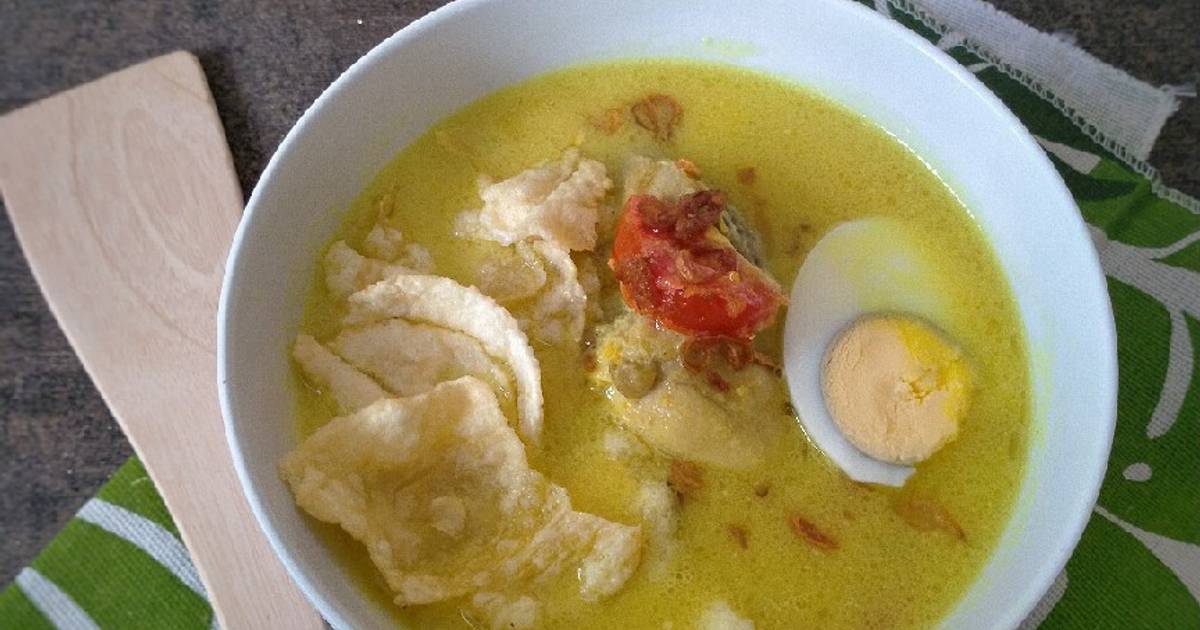 1.542 resep soto ayam santan enak dan sederhana ala