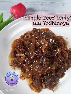 Foto resep Simple Beef Teriyaki ala Yoshinoya