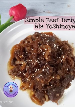 Foto resep Simple Beef Teriyaki ala Yoshinoya