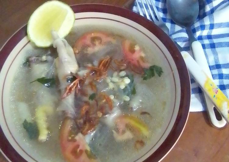 Soto ceker bening