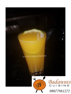 A picture of Mango Ginger Lemonade.