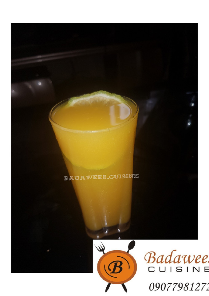 A picture of Mango Ginger Lemonade.