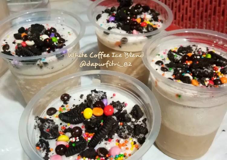 Langkah Mudah untuk Menyiapkan White Coffee Ice Bland #Dapur Fitri Anti Gagal