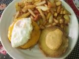 Cheddar Burger 🍔 Hamburguesa amarilla🍟