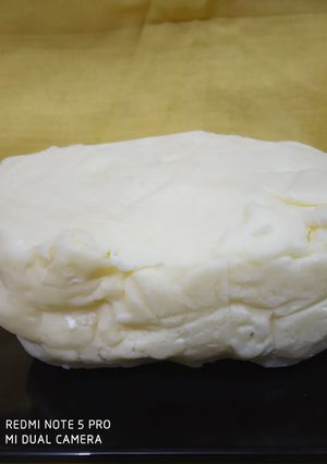 A picture of Homemade butter.