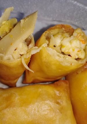 Foto resep Lumpia rebung udang ala bunda C&H