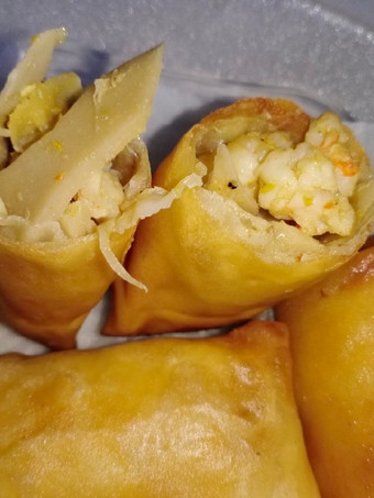 Cara Membuat Lumpia rebung udang ala bunda C&amp;H Menu Enak