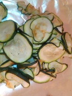Una foto de Chips de calabacín