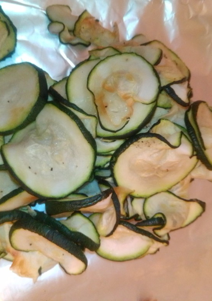 Una foto de Chips de calabacín