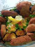 Eggplant Croquettes 🍆 with Chicken 🐔