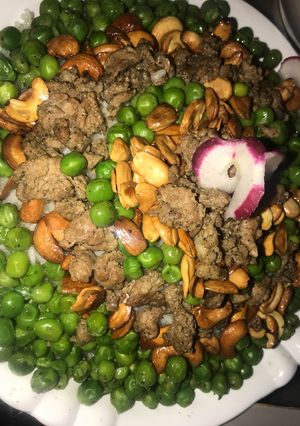 صورة لوصفة رز بالبازلاء