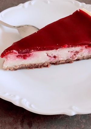 Une photo de Cheesecake framboise