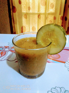 A picture of Guava Cucumber Smoothie.
