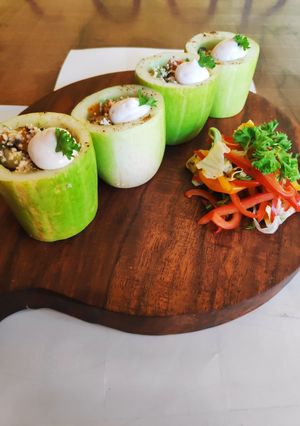 A picture of Cucumber cups.