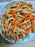 Củ cải khô xào cà rốt