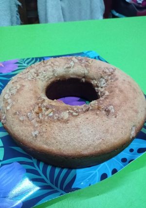 Una foto de Bizcochuelo de avena y harina integral