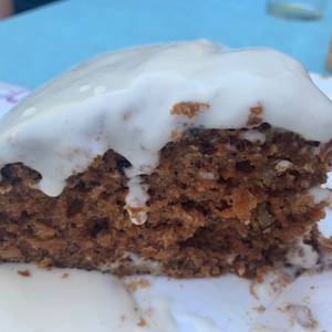 Tarta de zanahoria preparada con Monsieur-Cuisine