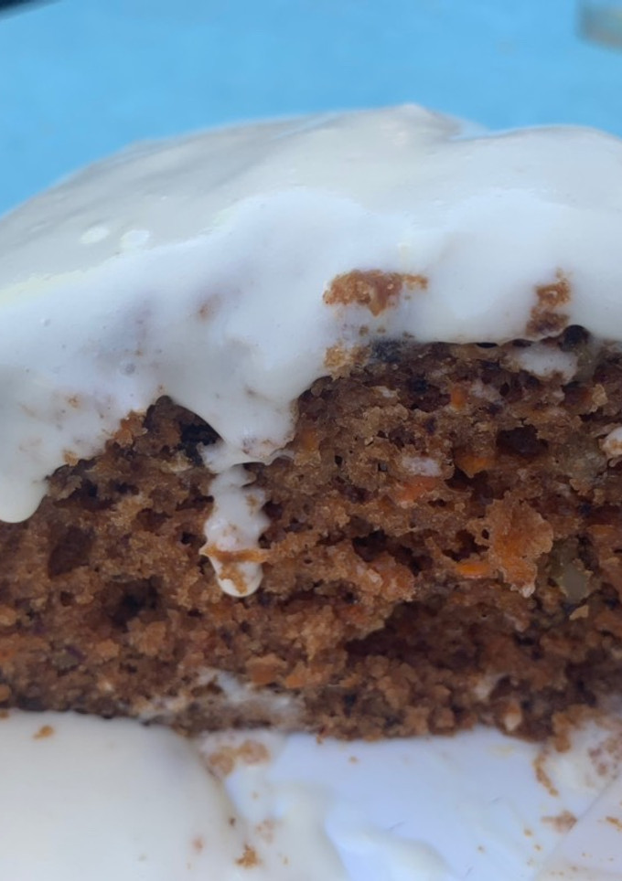 Una foto de Tarta de zanahoria preparada con Monsieur-Cuisine