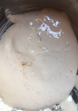 Una foto de Merengue líquido o de mousse. Llamado en gastronomía más tips