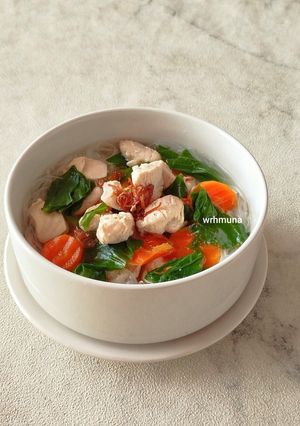 Foto resep Sup Ayam Wortel Sawi Hijau