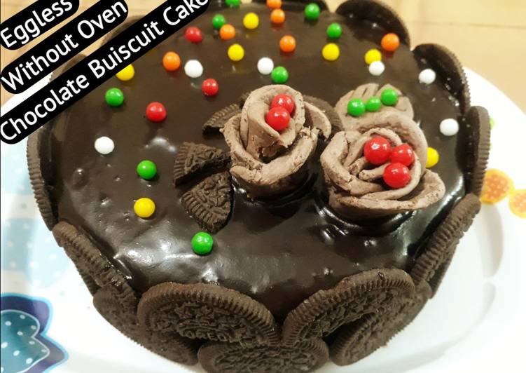 Simple Way to Prepare Homemade Double Layer Oreo Cake