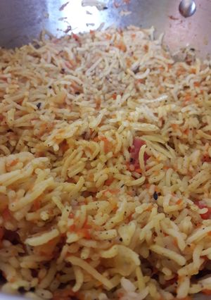 A picture of Carrot Rice.