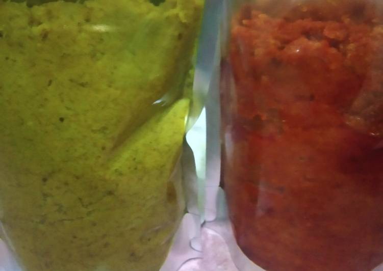 Bumbu Dasar Merah dan Kuning